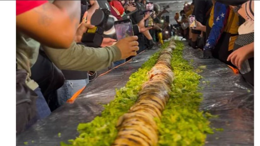 Carabobo elabora un shawarma de 100 metros
