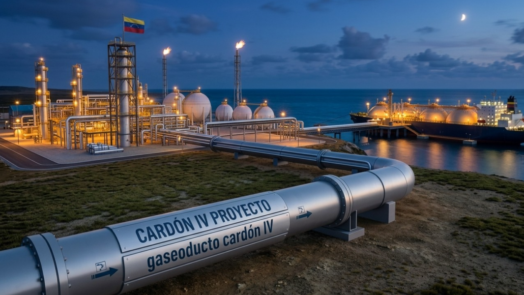 Venezuela firma acuerdo «Cardón IV» para exportar gas al mundo
