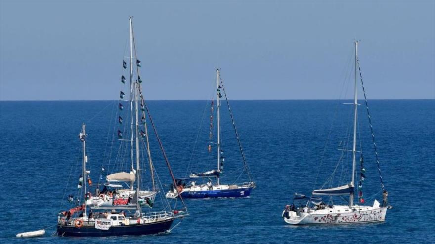 Israel intercepta flotilla global rumbo a Gaza