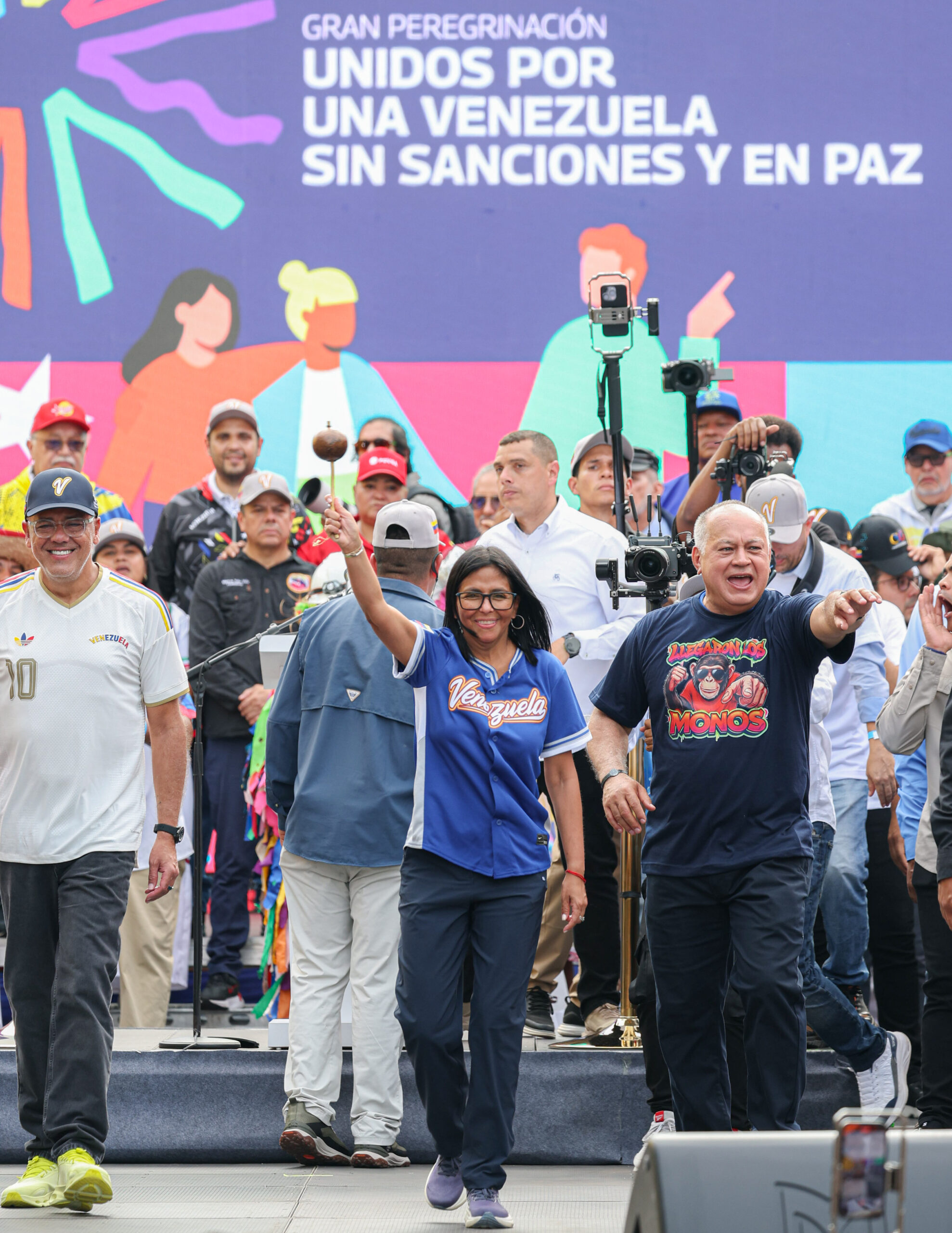 Bajo el liderazgo de Delcy Rodríguez, Venezuela se movilizó masivamente para exigir el fin de las sanciones