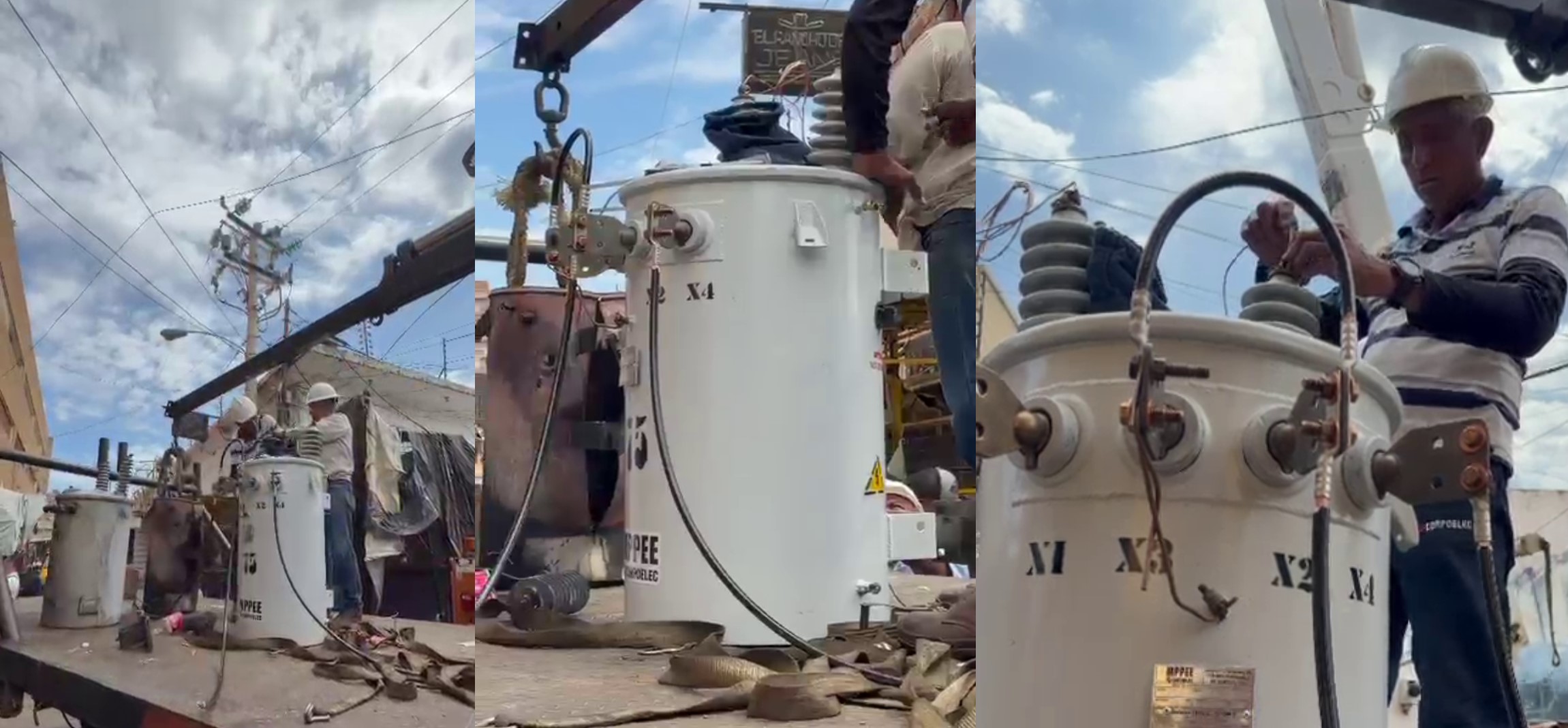 Corpoelec y Alcaldía sustituyen transformador en el Callejón de los Pobres en Maracaibo