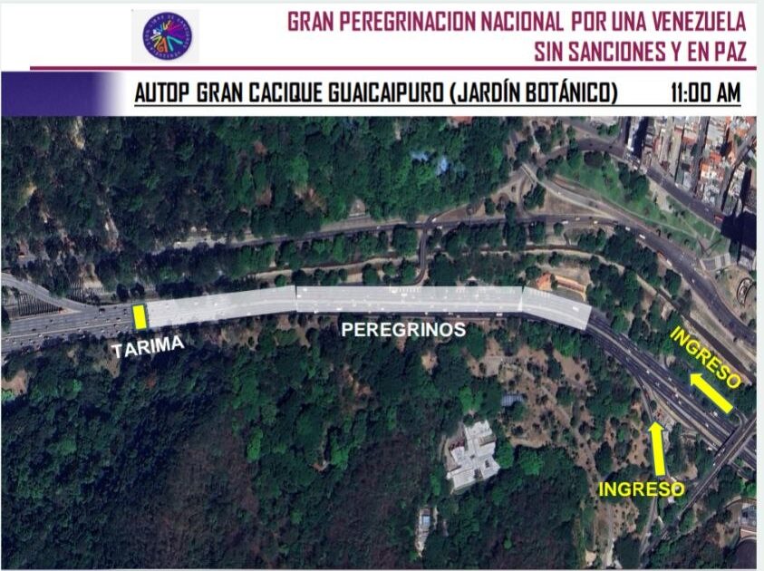 Conoce dónde será el punto de concentración y las vías afectadas por el cierre de la Gran Peregrinación Nacional