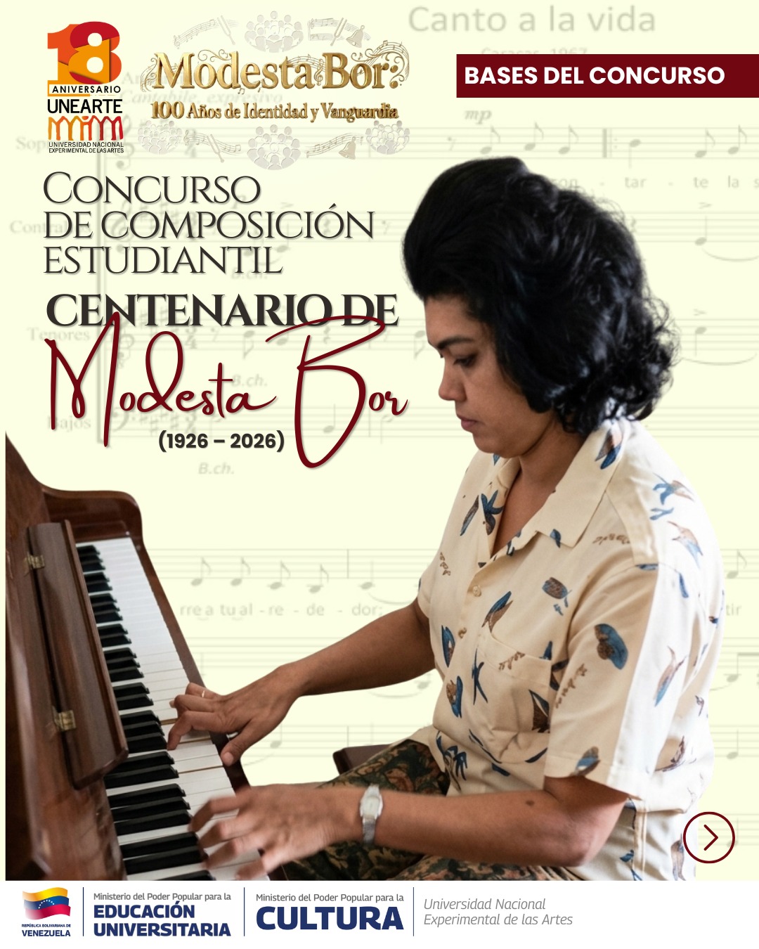 Unearte convoca concurso en homenaje a Modesta Bor