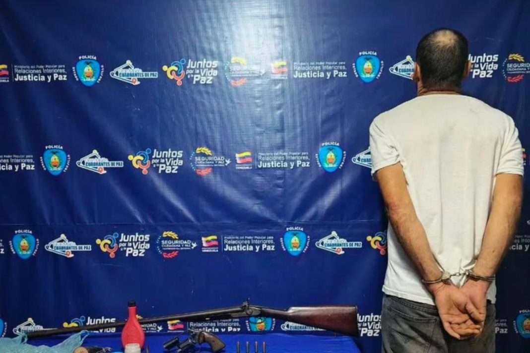 Politrujillo captura a sujeto tras toma de rehenes y agresión armada en el municipio Boconó