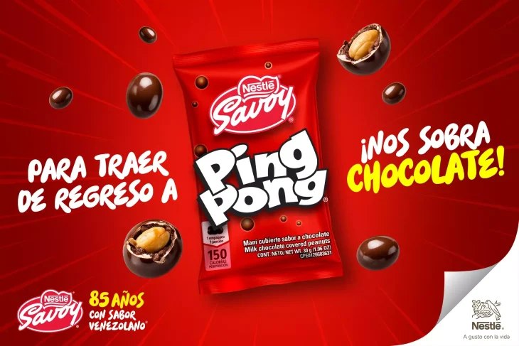 ​¡El sabor de la infancia está de vuelta! Ping Pong regresa para conquistar a los venezolanos
