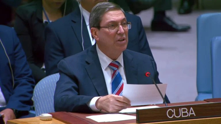 ​»Dejen a Cuba vivir en paz»: Bruno Rodríguez rechaza amenazas de Washington en la ONU