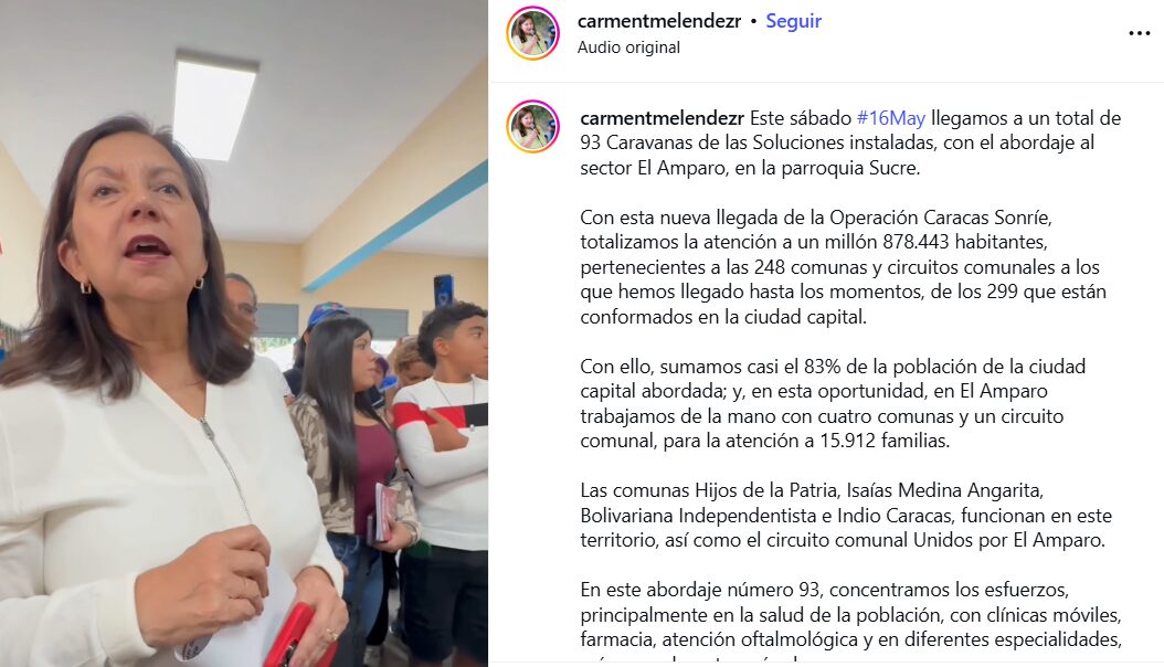 Caracas Sonríe supera 248 comunas atendidas