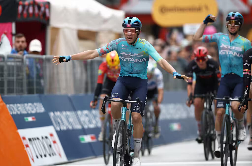 Ciclista uruguayo Thomas Silva lidera el Giro de Italia