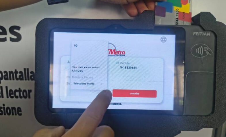 Metro Los Teques activa equipos de autogestión para recargar la tarjeta SUVE