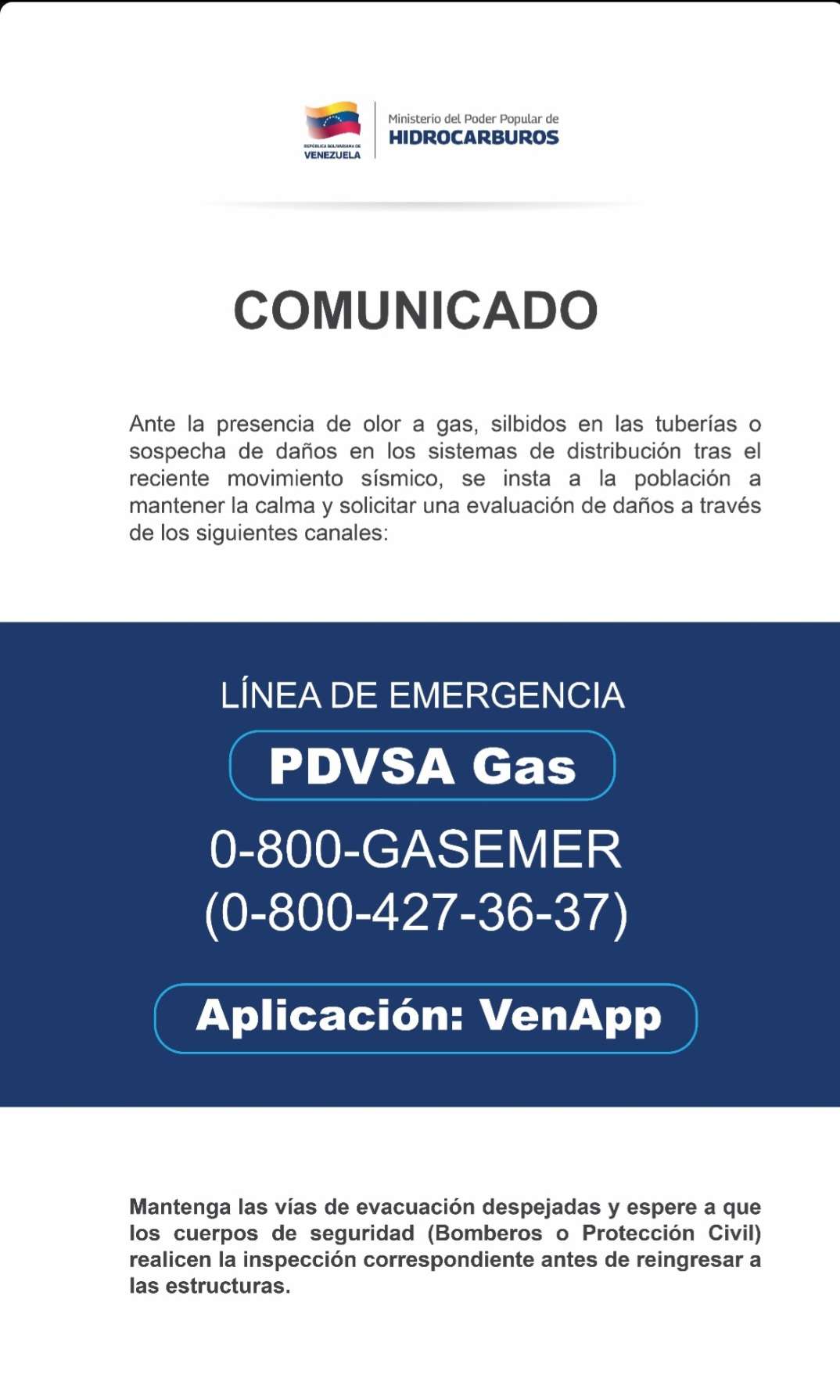 ​Seguridad ante todo: Guía clave si sospechas de una fuga de gas tras el sismo.