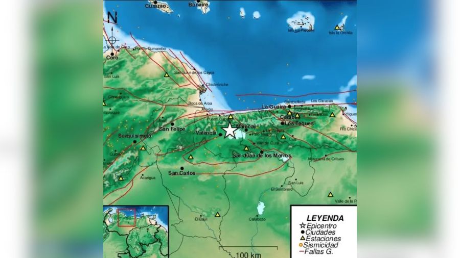 Sismo de magnitud 3.6 sacudió Valencia sin causar daños