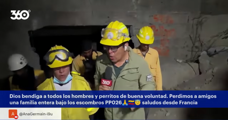 Los rescatistas de La Guaira: buscando vida bajo el concreto