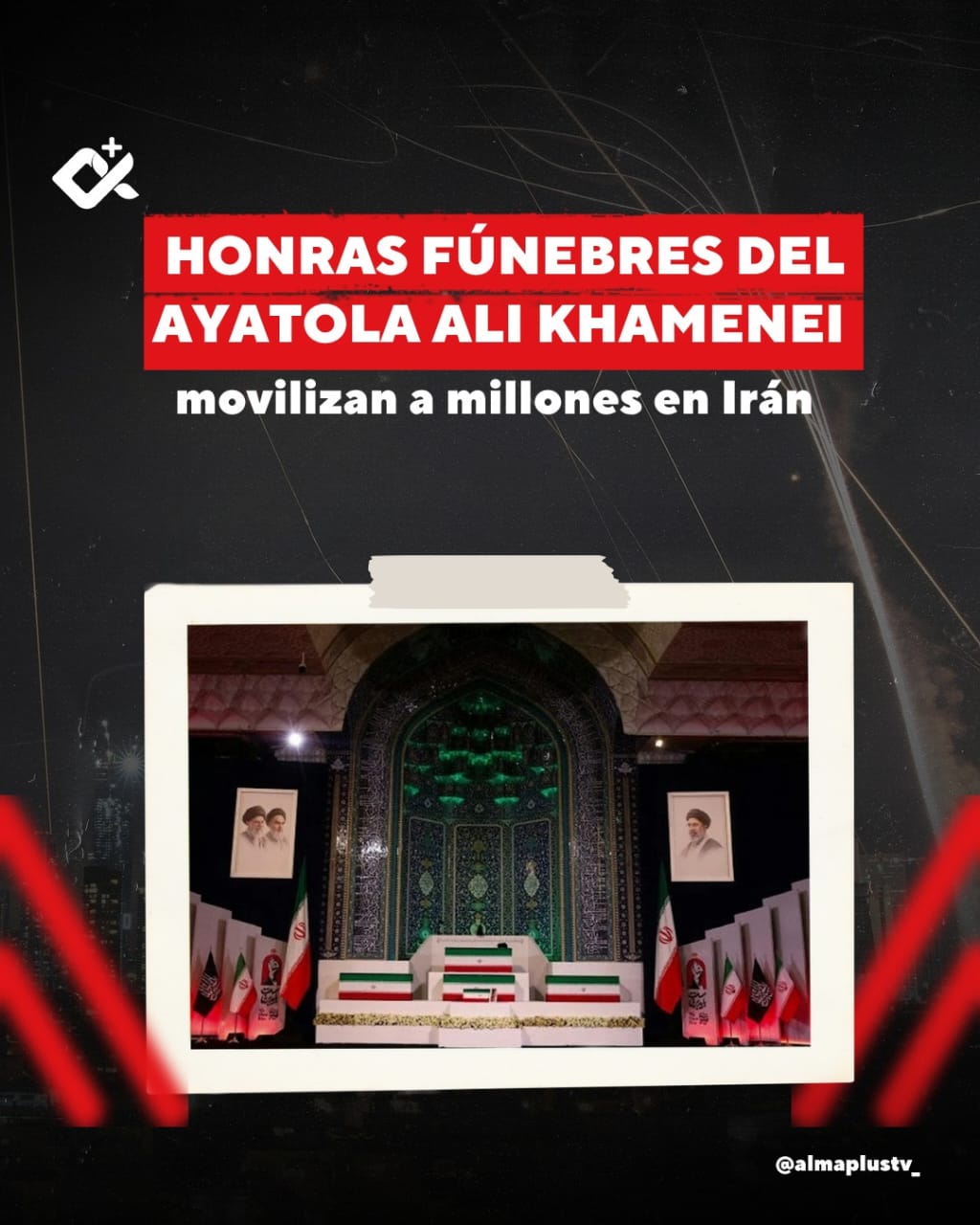 Iraníes despiden a Khamenei entre gritos de «venganza»