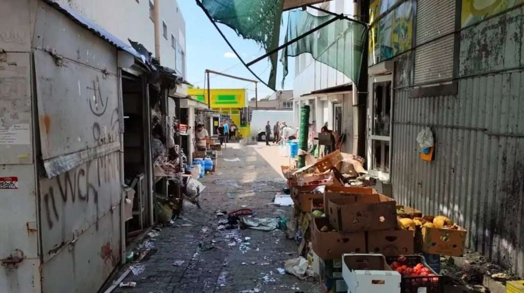 Drones ucranianos golpean mercado civil en Zaporozhie