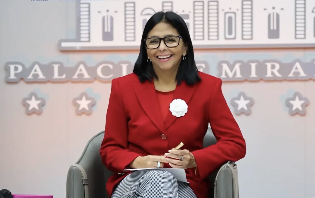 Presidenta Delcy Rodríguez como figura principal en la portada de la revista Time