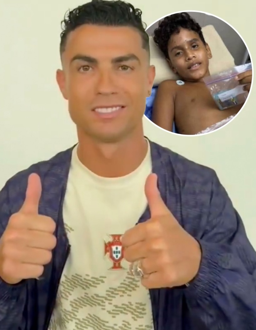 La conmovedora historia de Andrés y su sueño cumplido por Cristiano Ronaldo