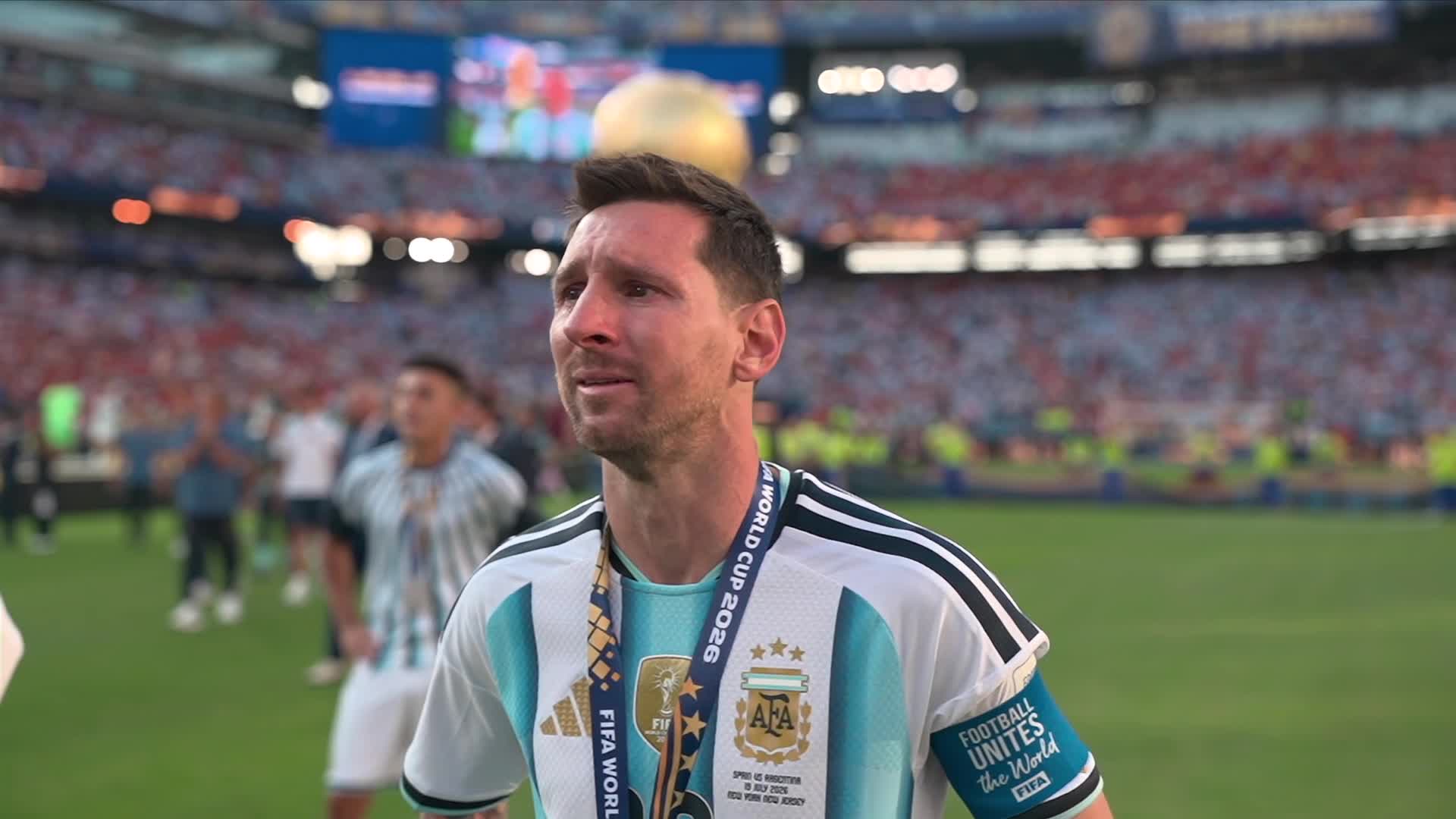 Messi conmueve al mundo antes de la final
