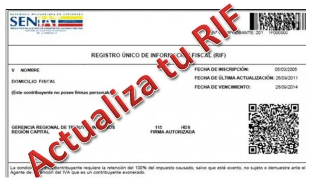 Ya no te pueden exigir la exhibición del RIF en un lugar visible