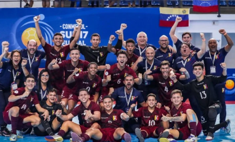 Venezuela conquista el podio en el Suramericano Futsal Sub-17