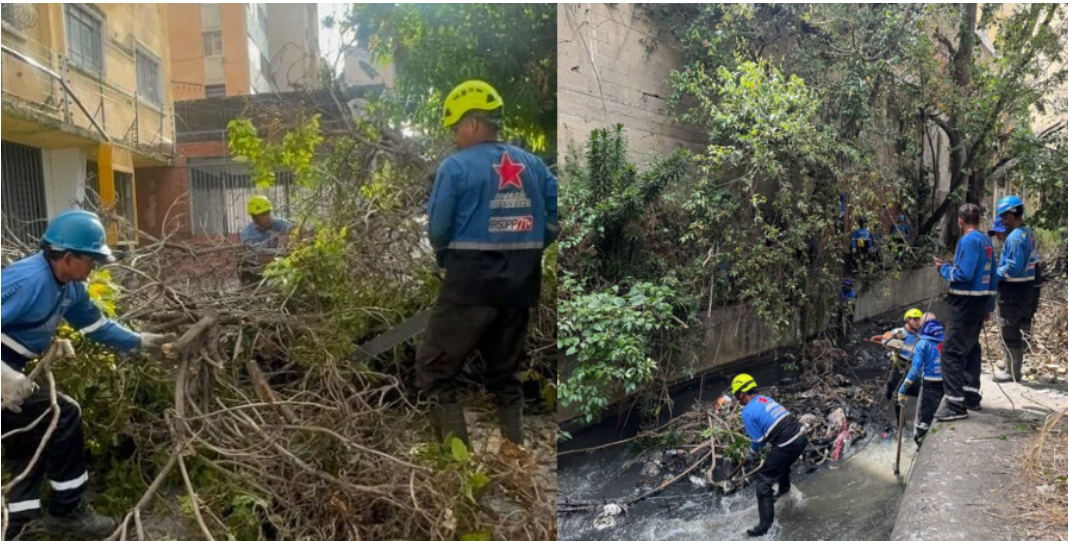 Dragado y saneamiento en el cauce del río El Valle