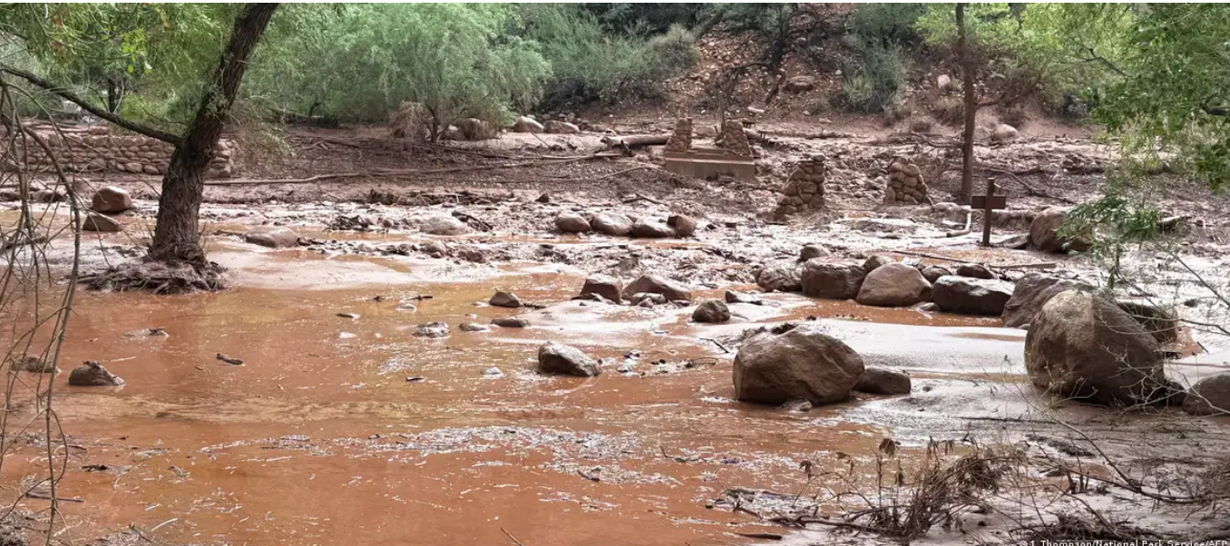 Inundación en el Gran Cañón deja al menos un muerto y varios desaparecidos