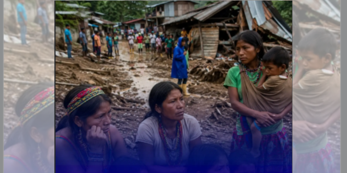 Indígenas del Chocó denuncian indignación y abandono tras el devastador terremoto