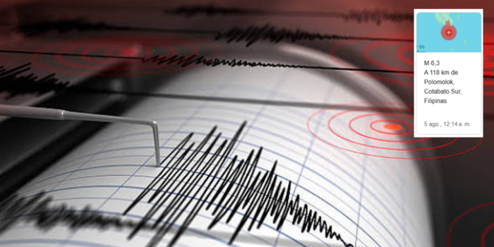 Terremoto en Filipinas de 6,3 activa alerta costera
