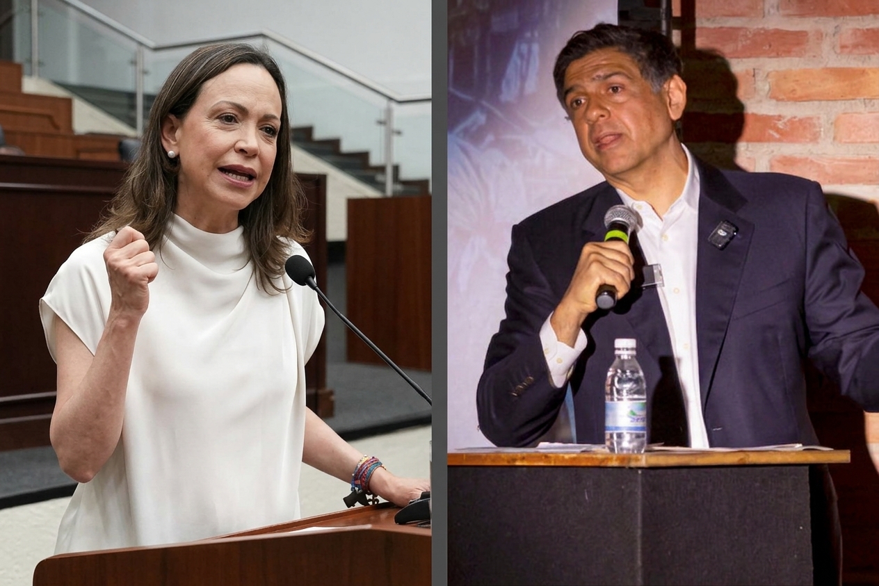 Genera duras críticas en redes el contacto entre María Corina Machado y Carlos Ocariz
