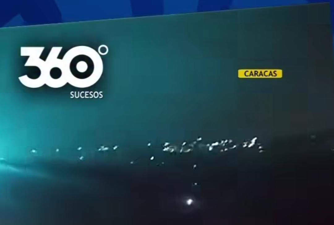 Fenómeno de luces intensas en Caracas durante las lluvias de anoche