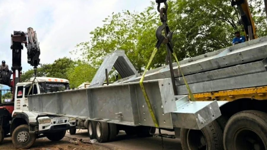 Garantizan la transitabilidad en la carretera Aragua-Guárico tras instalar un puente provisional