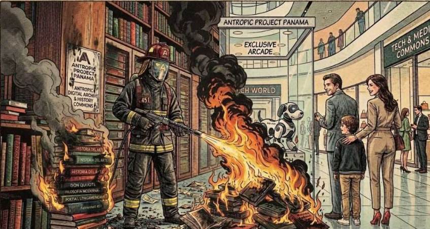 Quinientos mil libros arden en la indiferencia