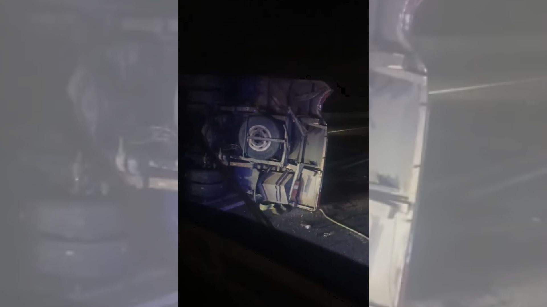 Fuerte volcamiento de camión paraliza tramo de la autopista Gran Mariscal de Ayacucho