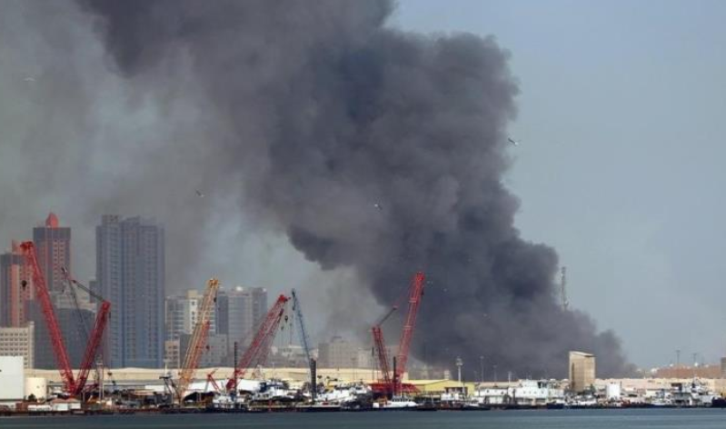 Destruyen base estadounidense durante ofensiva militar en Baréin