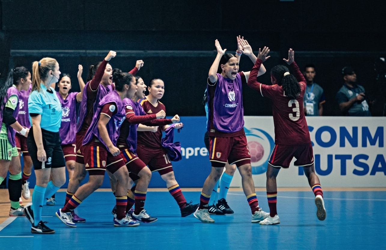 ¡Venezuela vence a Bolivia!:  Suramericano de Futsal femenino