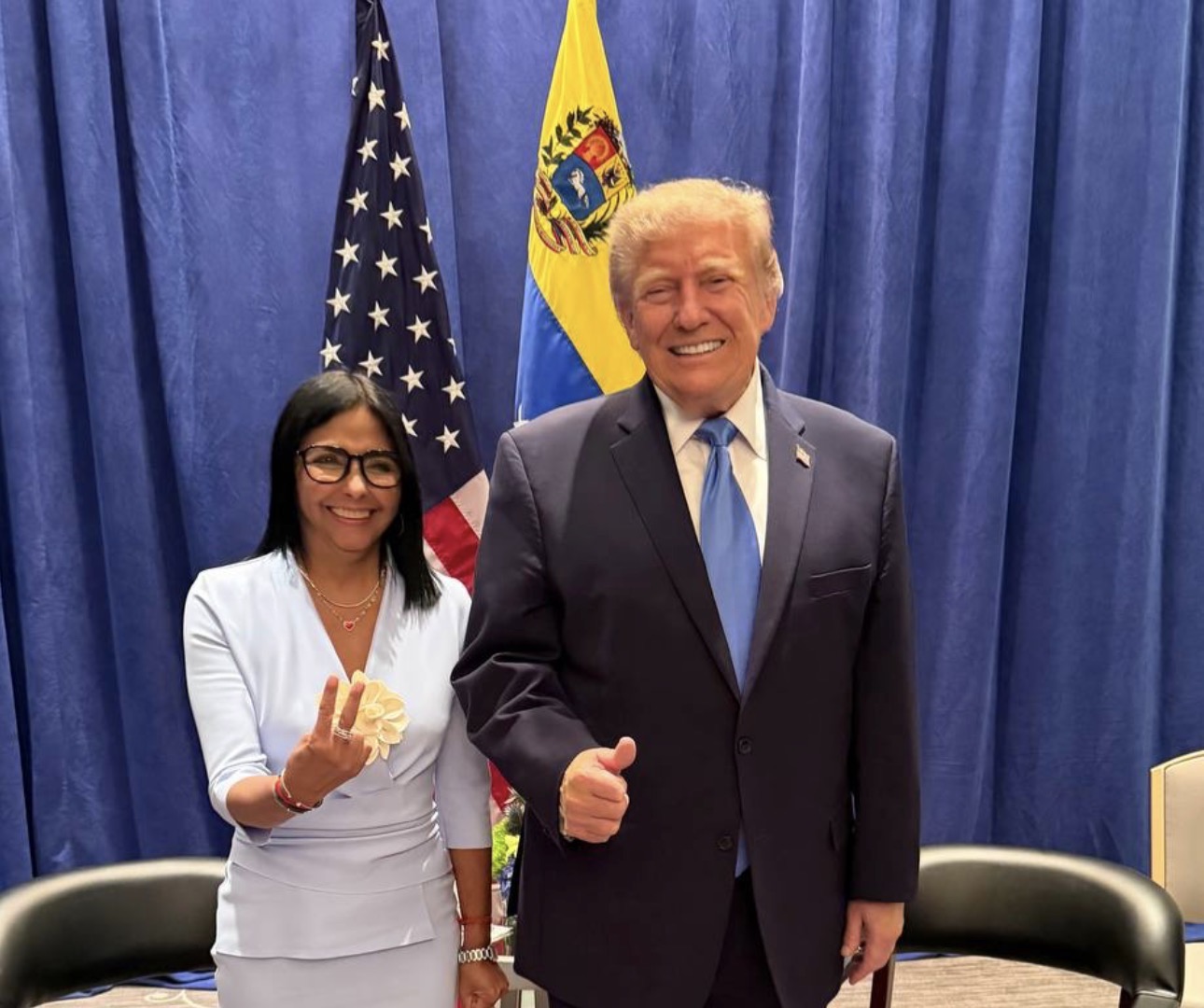 Relaciones bilaterales: Delcy Rodríguez resalta avances en energía y seguridad tras reunión con Donald Trump