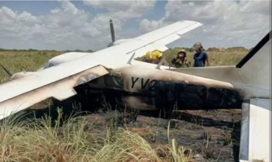 Accidente de avioneta en Ciudad Bolívar deja cinco heridos