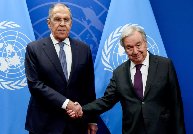 Lavrov entrega a la ONU un informe sobre el caso Bucha