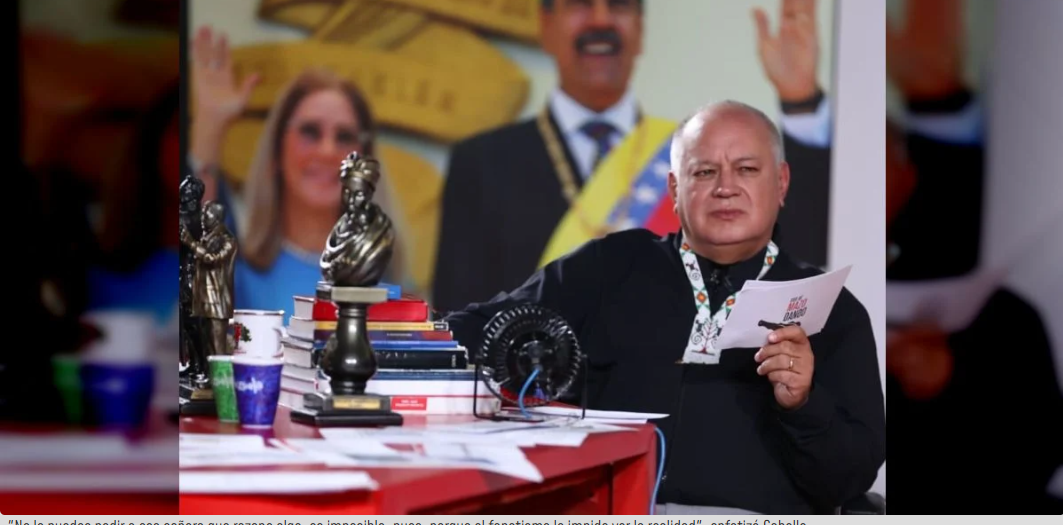 «Desde el fanatismo»: Diosdado Cabello rechaza señalamientos opositores sobre los efectos de los terremotos