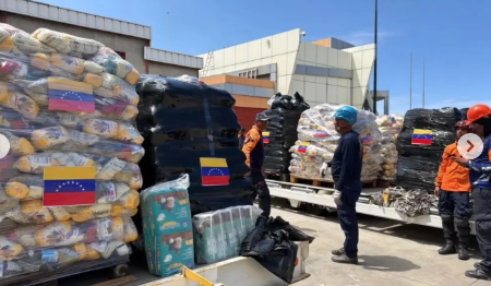 Venezuela envía 40 toneladas de ayuda humanitaria a Panamá tras el reciente terremoto