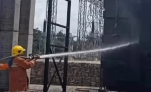 Autotransformador de 100 megavatios originó el incendio en la subestación eléctrica El Manzano