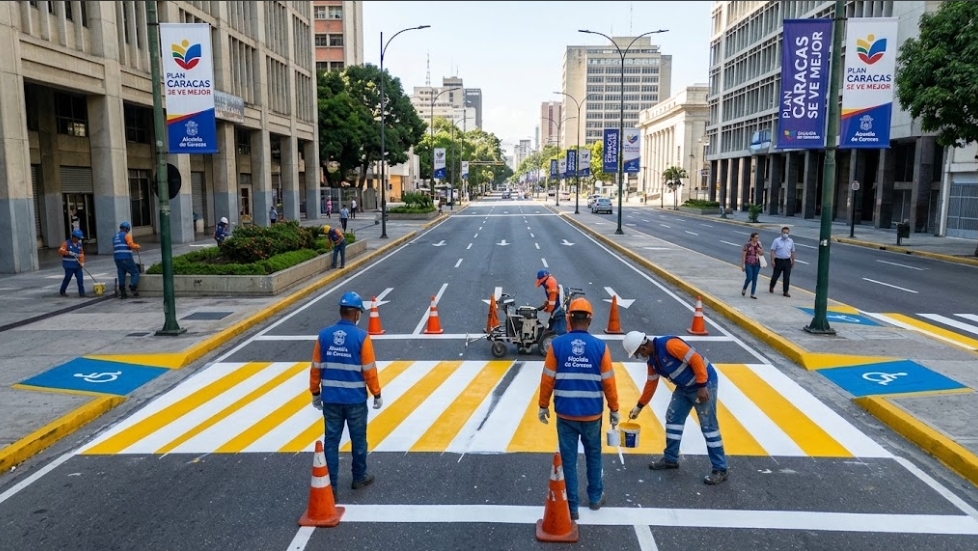 Alcaldía de Caracas acelera trabajos de rehabilitación vial con el Plan «Caracas Se Ve Mejor»