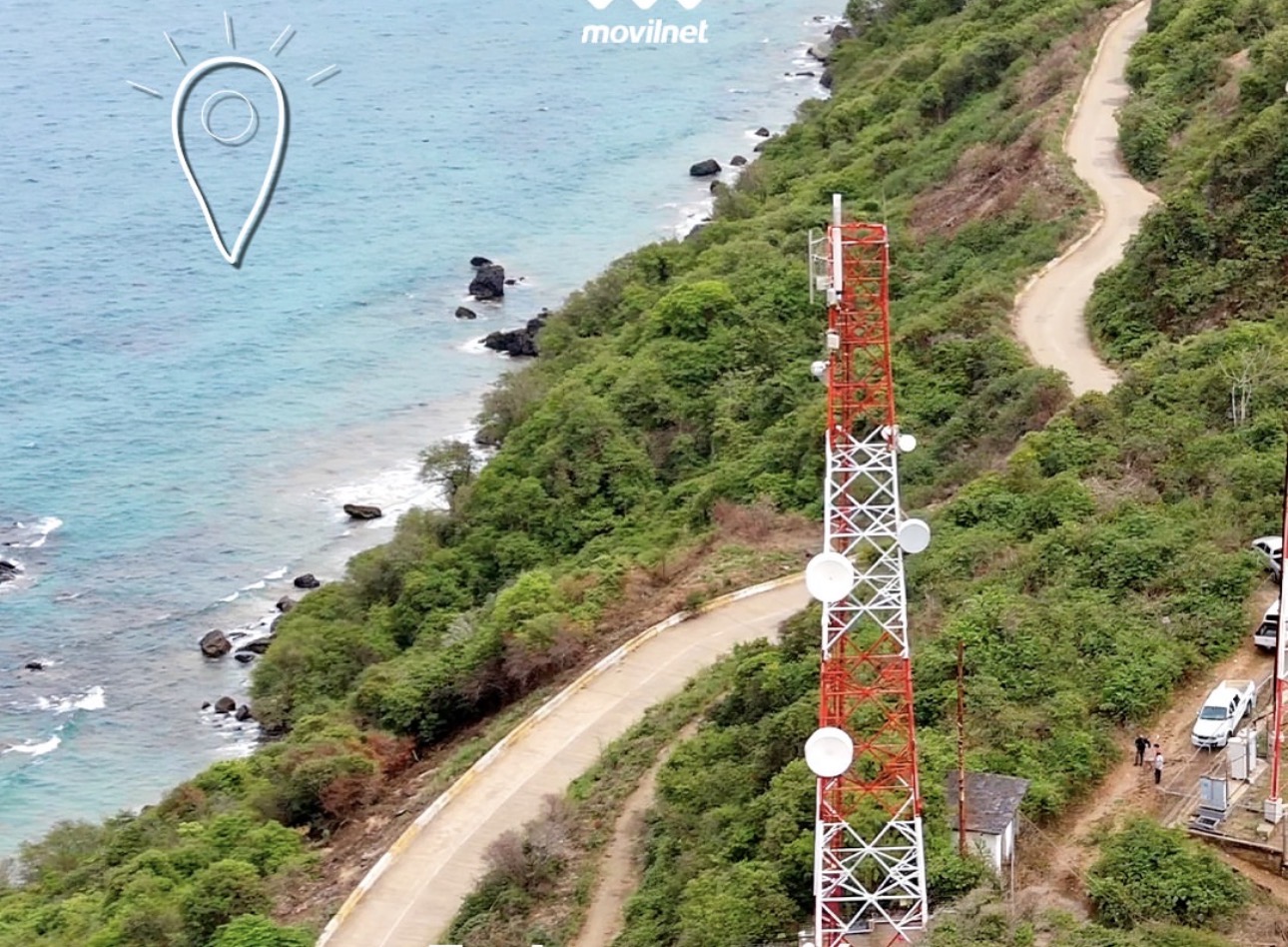 Movilnet despliega radiobase autosustentable en Punta El Tigre para optimizar la conectividad en La Guaira