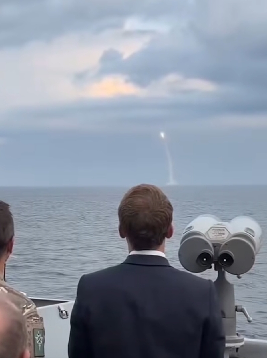 ​Macron presencia prueba del misil M51.3 para reafirrmar la disuasión de su país