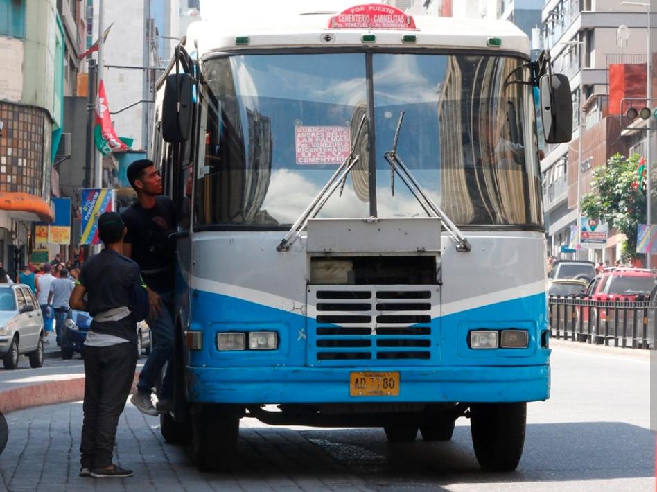 Anuncian nueva tarifa del pasaje urbano y suburbano para el mes de noviembre en Venezuela